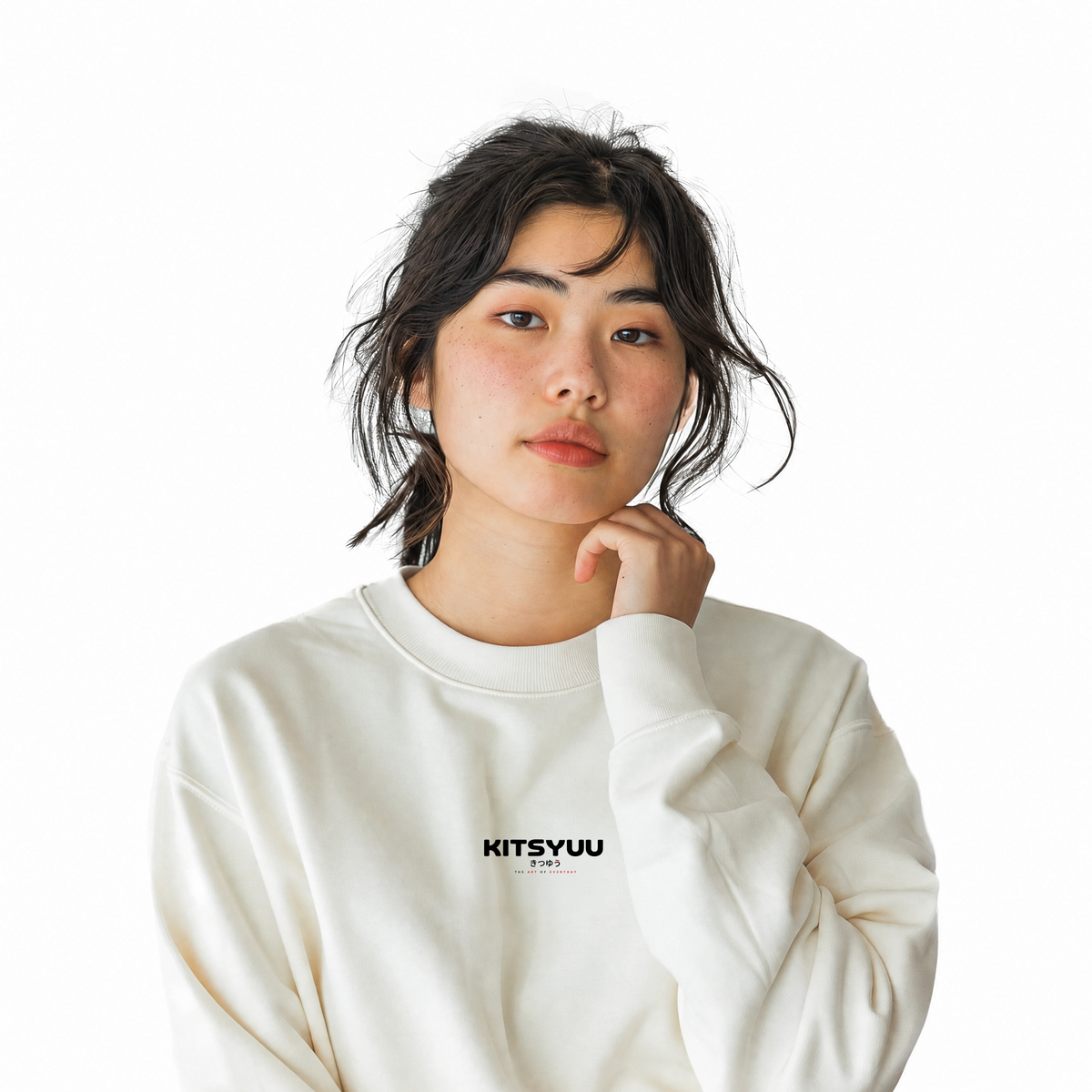 Off white crew neck