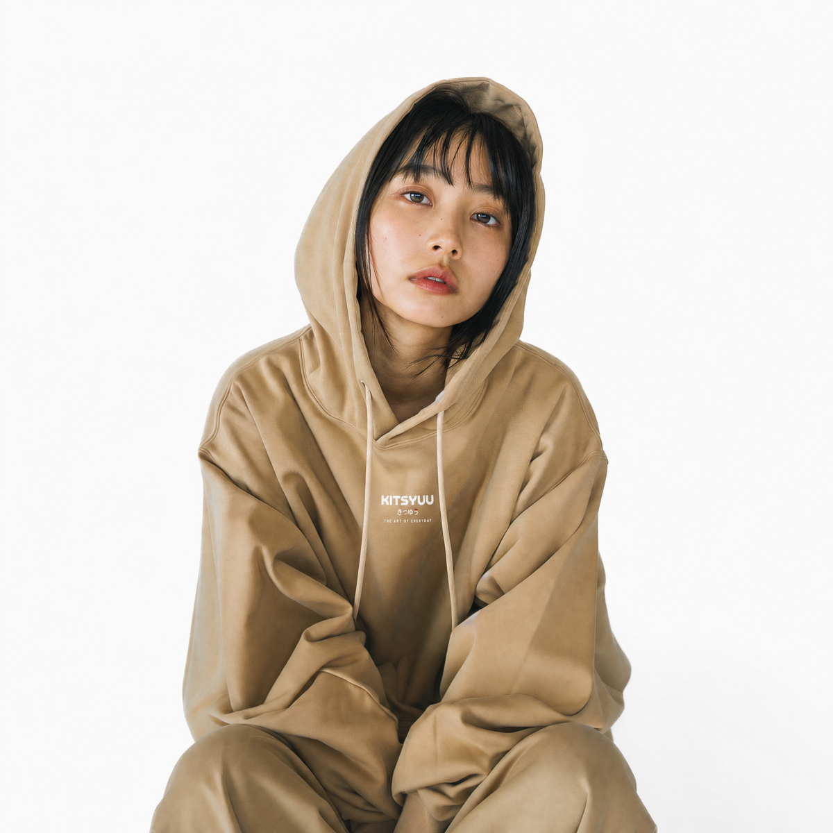 Tan hoodie